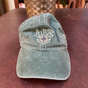 Lulu's Green Embroidered Baseball Cap